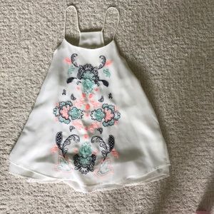 Colorful Embroidered Tank top